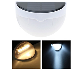 Lixada 6LEDs Solar Power Wireless Wall Lamp