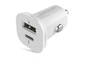 25.5W Mini Dual USB Car Charger