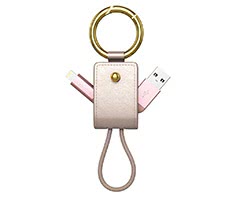 2-in-1 Lightning to USB Cable with Keychain