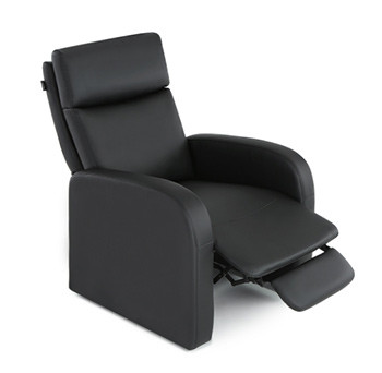 iKayaa Living Room Recliner Leather Sofa Chair