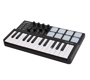 Worlde Panda 25-Key USB Keyboard and Drum Pad MIDI Controller