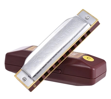 Suzuki 1072-C Folkmaster Standard 10-Hole Diatonic Harmonica