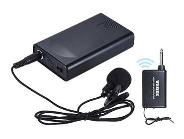 Portable Lavalier Lapel Collar Clip-on Wireless Microphone Voice Amplifier for Lecture Conference Speech Promotion