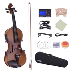 ammoon Full Size 4/4 Acoustic Electric Violin