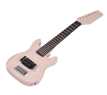 ammoon Children ST Style Unfinished DIY Electric Guitar Kit