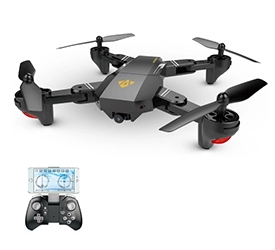 VISUO XS809W Upgraded Version XS809HW 2.4G Foldable RC Quadcopter Wifi FPV Selfie Drone - RTF