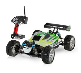 WLtoys A959-B 2.4G 1/18 Scale 4WD 70KM/h High Speed Off-road Buggy RC Car