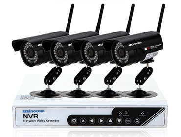 szsinocam 4CH HD 720P H.264 NVR Kit with 4pcs IP Camera