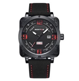 RISTOS 2017 Luminous Genuine Leather Watches