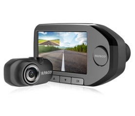 PAPAGO 2.7 inch Gosafe 360 Dual Lens Car DVR with Rear Camera