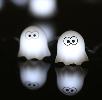 40 LEDs Halloween Ghost String Light