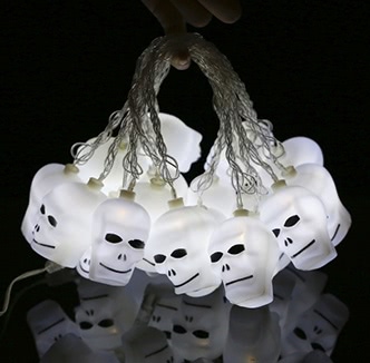 20LED 16.4ft Skull String Light