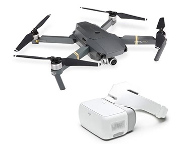 DJI Mavic Pro RC Quadcopter with DJI Goggles