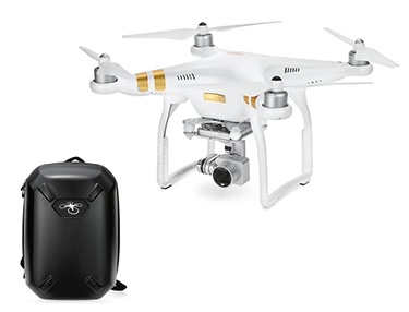 DJI Phantom 3 SE with Shockproof Hardshell Backpack