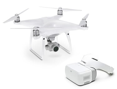 DJI Phantom 4 Pro Obstacle Avoidance Drone FPV RC Quadcopter &amp; DJI Goggles 