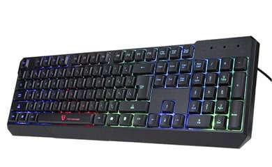 Clavier de jeu rétroéclairé coloré de MotoSpeed K70 LED
