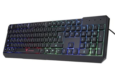 MotoSpeed K70 LED colorido Backlit Gaming Keyboard