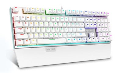 Rapoo V720S Black Switches Teclado de jogo -White / Black