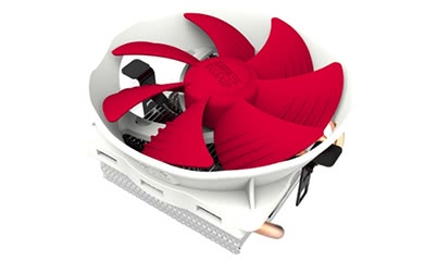 PCCOOLER 4 3pin 120mm Fan Heatpipes Radiateur