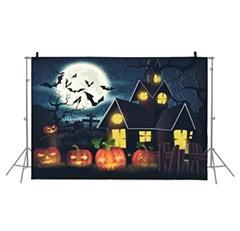 6.9 * 5ft/2.1 * 1.5m Halloween Backdrop