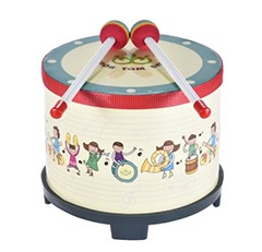 8 Inch Wooden Floor Drum for Kids