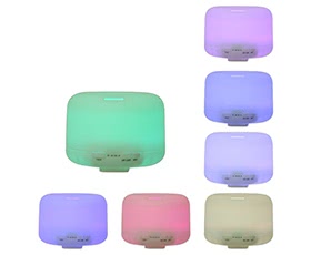 500ML 7 Colors Ultrasonic Humidifier LED Night Light
