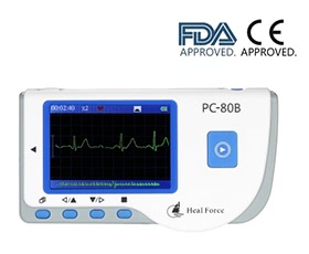 Heal Force Medical Portable ECG EKG Monitor 