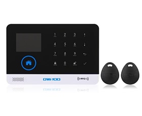 Wireless Alarm Host LCD Display Touch Keyboard