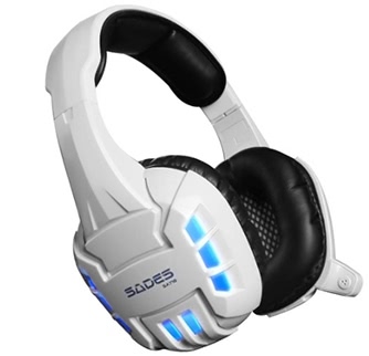 SADES SA718S Headset with LED Lights