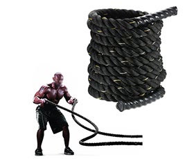 38mm Diameter 10m length TOMSHOO Battle Training Undulation Rope