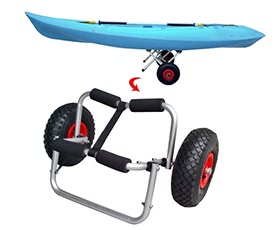 65KG Loading Capacity Foldable Kayak Trolley