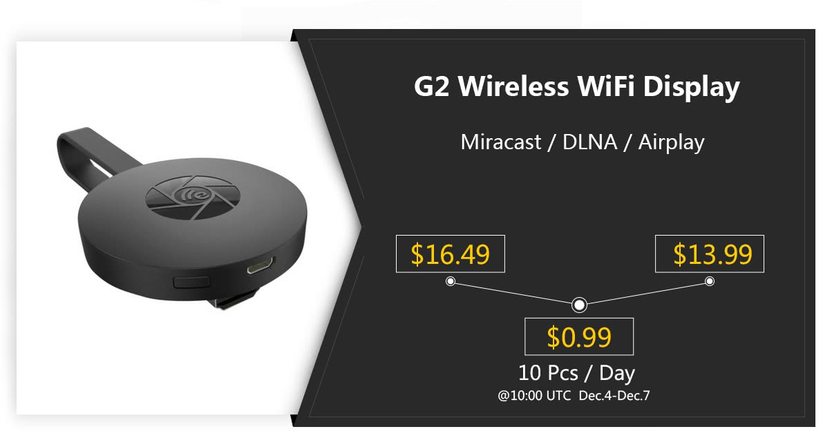 G2 Wireless WiFi Display Miracast / DLNA / Airplay