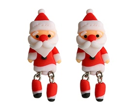 Personality Handmade Cute Snowman Ear Studs