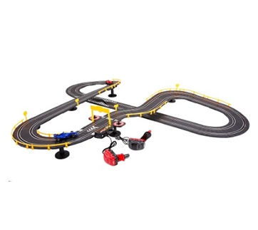 Baisiqi 42505-1C Electric Two Slot Racing Car Overdrive Starter Kit