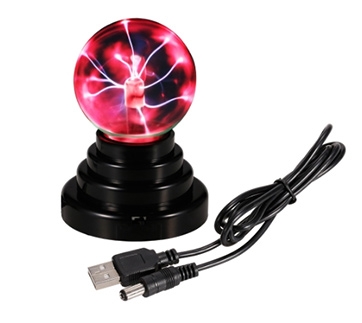 Plasma Ball Lamp Light Touch Sensitive USB Powered Nebula Sphere