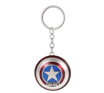 Marvel The Avengers Key Ring Captain America's Shield Metal Key Chain