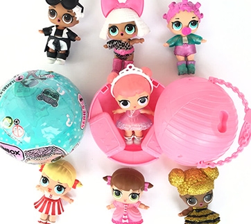 Ball Toy Outrageous 7 Layers Surprise Set One Egg Doll Blind Mystery