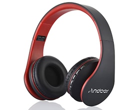 Andoer LH-811 Digital 4 in 1 Wireless Stereo Bluetooth 4.1 + EDR Headphone