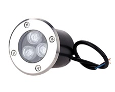 3W IP67 impermeável LED Buried Spot Light