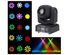 Lixada 25W RGBW Moving Head Gobos Light