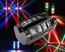 Luce da palco a LED Ragno 90W RGBW Mini