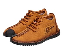 Retro Atmungs Samt Warm Casual Lederschuhe