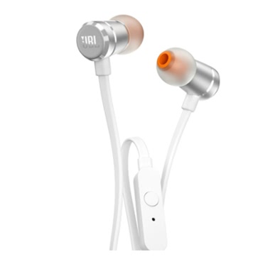 JBL T290 3.5mm Wired In-ear Headphones Silver
