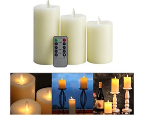 Romantic Flameless Electric LED Candle Light with Remote Control