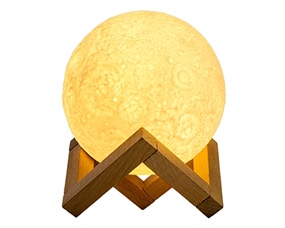 LED Rechargeable Dimmable Moon Shadow Night Light