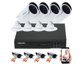 4CH AHD720P CCTV DVR Security System
