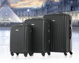 TOMSHOO 3 Piece Luggage Set