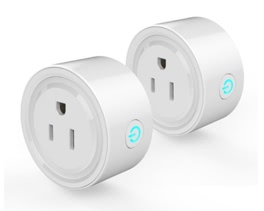 2Pack Smart Wi-Fi Mini Outlet Plug Switch