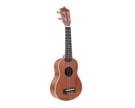 Andoer 21'' Compact Ukelele Ukulele Hawaiian Mahogany Aquila Rosewood Fretboard Bridge Soprano Stringed Instrument 4 Strings