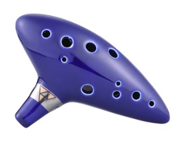Ceramic Alto C Vessel Flute Wind Musical Instrument